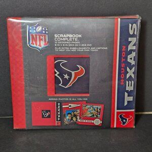 Tapestry by Carson NFL Houston Texans Scrapbook Album Kit 8" X 8"  w Stickers